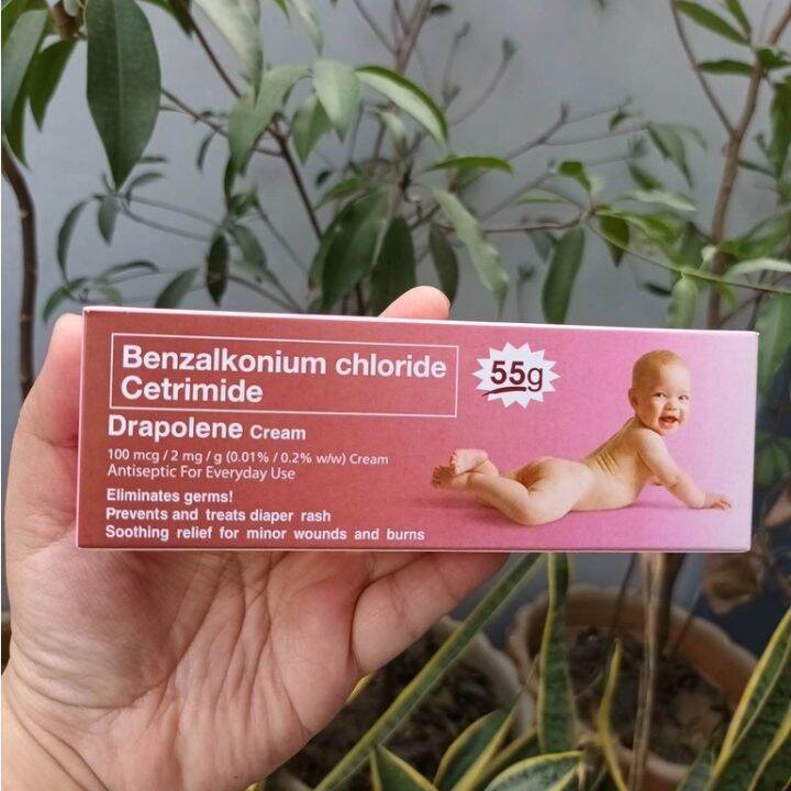 Drapolene Cream 55gm for Diaper rash and Minor wounds and Burns Lazada PH