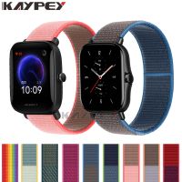 ◄❦ Pasek z nylonową pętelką dla Xiaomi Huami Amazfit Bip Lite 1S U inteligentny zegarek bransoletka dla Amazfit GTS 2/2e/2mini GTR 42mm Watchband