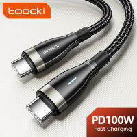 Tooki LED 100W USB C-Type To C-Type PD สายเคเบิล USB-C สายเคเบิลข้อมูลสายชาร์จอย่างรวดเร็ว