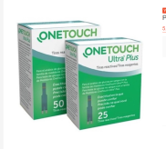 Hộp 25 Que thử đường huyết One touch Ultra plus