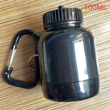 Mini Protein Powder Bottle With Keychain Portable Mini Medicine Holder  Advertising Health Funnel Sports Bottle Outdoor Tool