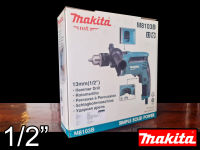 สว่าน สว่านกระแทก สว่านไฟฟ้า 4หุน-13.0mm (1/2นิ้ว) MAKITA (M8103B) ปรับ ซ้าย-ขวา พร้อม หัวจับดอกสว่านเตเปอร์ (แท้ 100%) by JHW