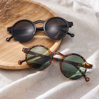 【hot】 1PC Fashion Round Sunglasses Brand Designer Small Frame Glasses Korean Driving Eyewear UV400 !