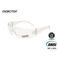 แว่นตานิรภัย MICROTEX® รุ่น ขาแบน Anti-Fog