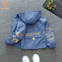 YA ZHOU LONG Boys Thin Jacket Hoodie เวอร์ชั่นเกาหลีของ New Storm Jacket Children S Breathable Casual Wear