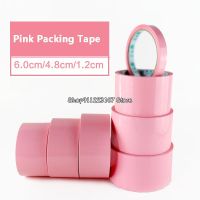 Free Shipping 1 Roll 9 Sizes Pink Packing Tape Adhesive Tape Courier Box Sealing Tape Business Office Home Supplies