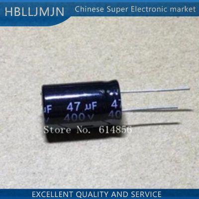 10PCS  400V 47UF 16*22mm 47UF 400V 16*22 Electrolytic capacitor Electrical Circuitry Parts