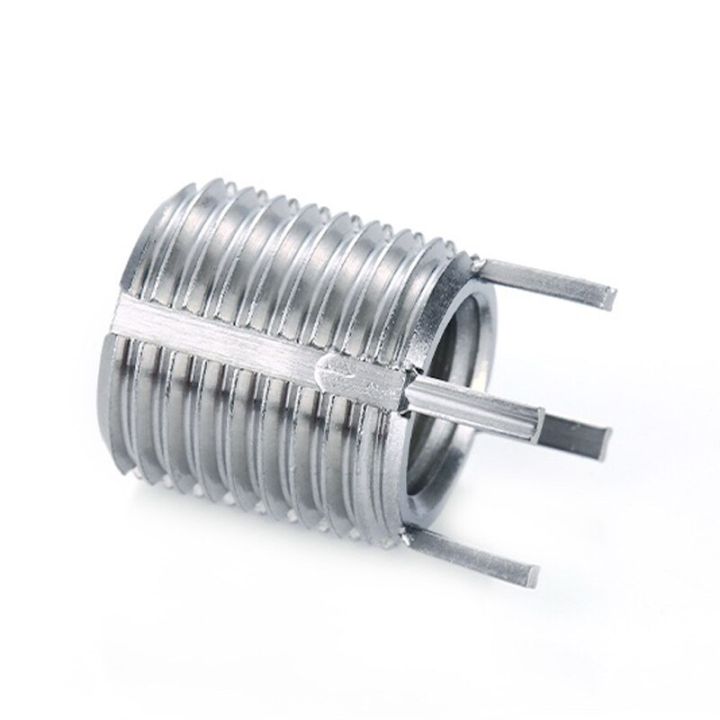 m2-m4-m20-m30-303-stainless-steel-thread-repair-insert-self-tapping-bushing-with-plug-screw-sleeve-nuts-nails-screws-fasteners