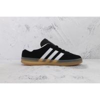 2023 รองเท้าผ้าใบลำลองสำหรับผู้ชายและผู้หญิง◕●⊙ Originals Gazelle INdoor ขาวดำ ลื่นสไตล์วินเทจแฟชั่นต่ำด้านบนกีฬารองเท้าลำลองแท้100%ผู้ชายผู้หญิงH06259