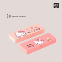 Moshi Moshi กล่องดินสอ กล่องใส่เครื่องเขียน ลาย Hello Kitty ลิขสิทธิ์แท้จากค่าย Sanrio รุ่น 6100001530-1531