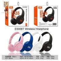 หูฟังบลูทูธไร้สาย E500bt pure BASS sound headsetประกัน3เดือน