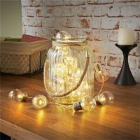 ZZOOI LED Globe Fairy Garland 10/20 LEDs Light String Battery Power Living Room Outdoor Garden Waterproof Christmas Lights Decoration