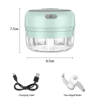 Wirelss Mini Electric Garlic Cutter Ginger Onion Peanut Garlic Grinder 3 Colors For Choice Kitchen Accessories For House