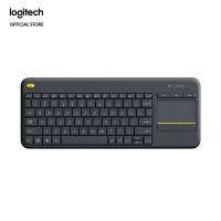 K400 Logitech บวกแป้นพิมพ์กับทัชแพดห้องนั่งเล่นไร้สายสำหรับโฮมเธียเตอร์พีซีของเล่นเชื่อมต่อกันทีวีสามารถปรับแต่งได้หลายสื่อกุญแจ,Windows,แอนดรอยด์,แล็ปท็อป/แท็บเล็ต