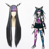 2020ใหม่อะนิเมะ Danganronpa Mioda Ibuki คอสเพลย์วิกผมยาว100ซม. ผมสังเคราะห์ทนความร้อน Perucas คอสเพลย์วิกผมหมวก