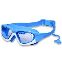 Anti-fog Kids Swimming Goggles with Earplugs Waterproof HD Eye Shield Goggles  To Swim Transparent Swim Goggles For Boys Girls Accessories Accessories