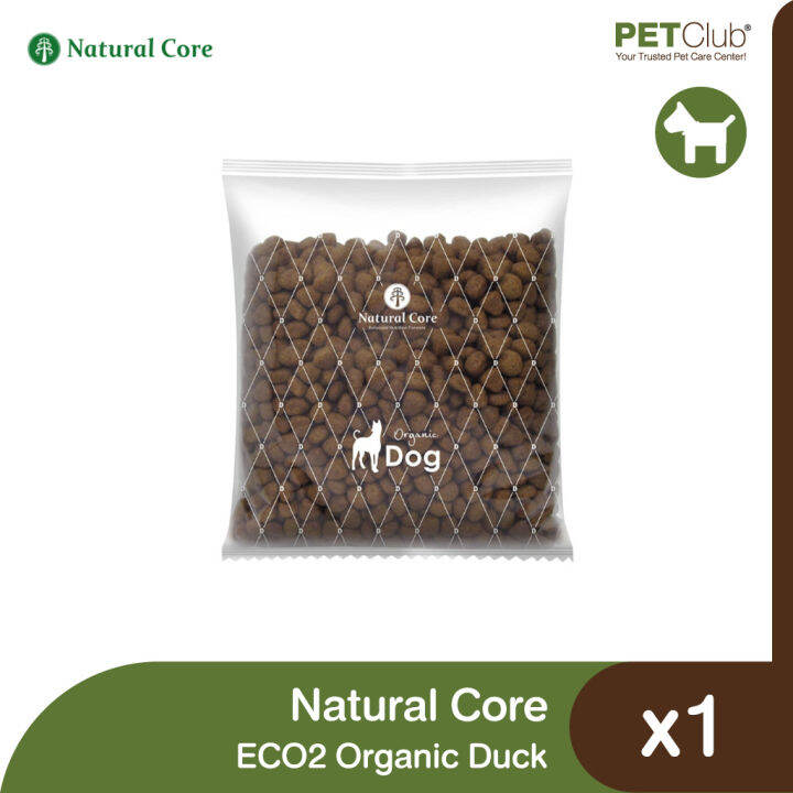 petclub-natural-core-eco2-organic-duck-อาหารเม็ดสุนัขสูตรเป็ด-ออร์แกนิค