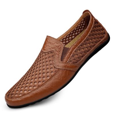 รองเท้า Sepatu Pantofel Kulit ผู้ชายใส่ในฤดูร้อนรองเท้าลำลองรองเท้าผ้าใบระบายอากาศผู้ชาย2022แฟชั่น Comfort สีดำแบบรองเท้าส้นเตี้ยผู้ชายสำหรับผู้ชายกลางแจ้ง