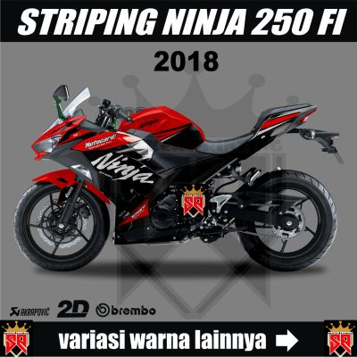 STRIPING VARIASI NINJA 250 FI 2018 / KAWASAKI NEW NINJA FI 250 STICKER