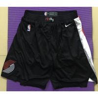 Hot Newest Top-quality New arrival 2022 2023 Newest shot goods Most popular 22/23 Top quality Ready Stock High quality new NBA mens Portland Trail Blazers Damian Lillard CJ McCollum Carmelo Anthony embroidery basketball shorts pants black