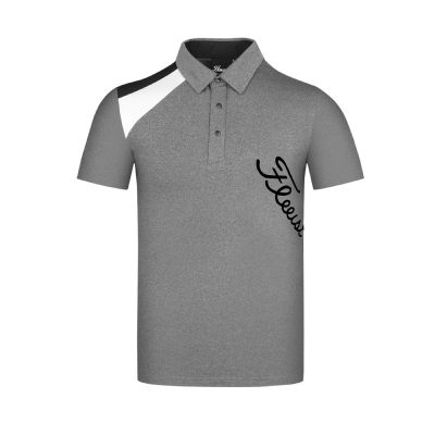New golf breathable quick-drying mens short-sleeved golf clothing clothes tops T-shirt POLO shirt ball clothing Titleist PING1 Master Bunny TaylorMade1 Le Coq SOUTHCAPE Malbon UTAA△