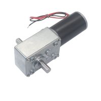 มอเตอร์เกียร์แรงบิดที่ทรงพลังมอเตอร์เกียร์หนอน12V 24V มอเตอร์หนอนเทอร์โบแรงบิดขนาดใหญ่รถเรือลดพลังงานสูง5840-31ZY DC