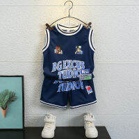 Boys Basketball Wear Quick-Drying Outfit 2023 New Summer 3 Vest 4-Year-Old Children Handsome Baby Sports Jersey Fashion