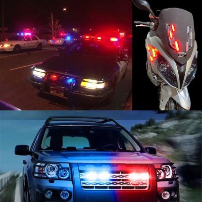 【LZ】❧  Luzes da polícia 3 luzes led strobe flasher flash automático stroboscopes luz estroboscópica luz de aviso de segurança de emergência para o carro da motocicleta