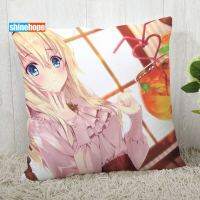 (All in stock, double-sided printing)    Kantai series pillows, custom anime pillowcases, modern home decoration pillows, living room 45X45cm, 40X40cm   (Free personalized design, please contact the seller if needed)