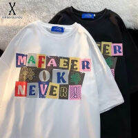 YIPINYOUYOU丨เสื้อยืดผู้ชายใหม่เสื้อทีเชิ้ตแฟชั่นสำหรับวัยรุ่นพิมพ์ลายคอกลมมีเอกลักษณ์เสื้อผ้าผู้ชายเสื้อกีฬาแขนสั้นระบายอากาศได้มาตรฐาน