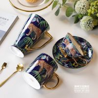 Antique Bone China gold coffee cup plate Mug English Afternoon Tea Cup European tea set ceramic cup set