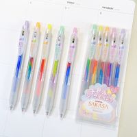 Zebra Sarasa ปากกาเจล สีรุ้ง ขนาด 0.5 แบบแพค 5 ด้าม