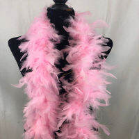 60 กรัมตุรกี Feather Boa Fluffy Marabou Feather ผ้าพันคอสำหรับงานปาร์ตี้เสื้อผ้าอุปกรณ์เสริมตกแต่งผ้าคลุมไหล่ขายร้อน 2 เมตร-ea8