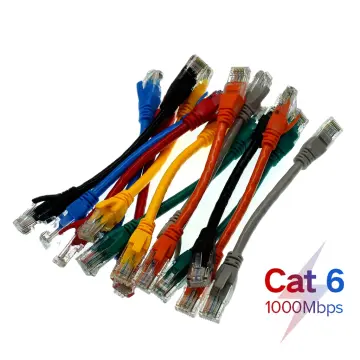 20cm 50cm 1m 3ft short cable CAT6 Flat UTP Ethernet Network Cable RJ45  Patch LAN cable black white Blue color 5m 10m 20m 30m