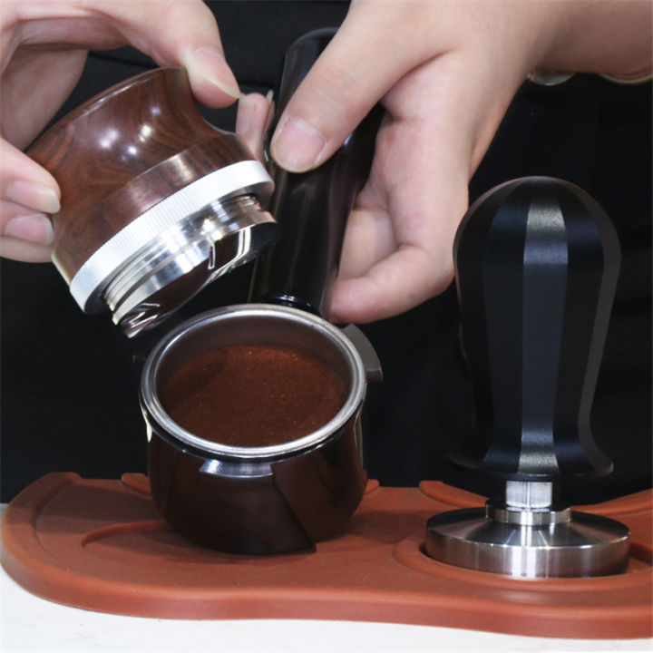 51535858-35mm-coffee-tamper-adjustable-fanflat-base-walnut-wood-handle-espresso-powder-hammer-coffee-accessories-barista
