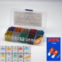 90pcs medium 100PCS SMALL 140PCS MINI Car Fuses 2A 3A 5A 7.5A 10A 15A Amp with Box Clip Assortment Auto Blade Type Fuse Set Electrical Circuitry Parts