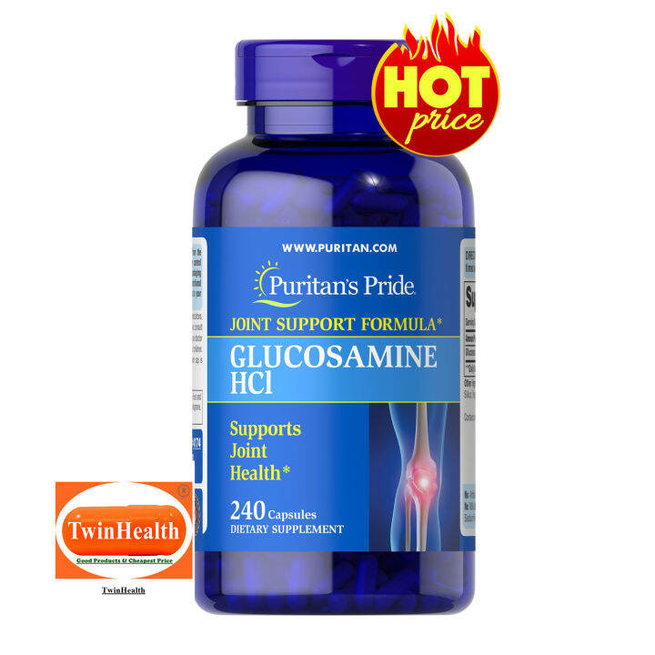 Puritan's Pride Glucosamine 680 mg HCl / 240 Capsules Lazada.co.th