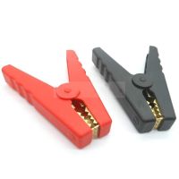 1 pair of battery clips  alligator clips  environmental test clips  high-voltage charging and fire-resistant 95-130MM Electrical Circuitry Parts