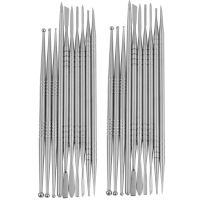 20Pcs Stainless Steel Clay Sculpture Engrave Tools for Modeling Carving Crafts Ceramic Sculpting Tools