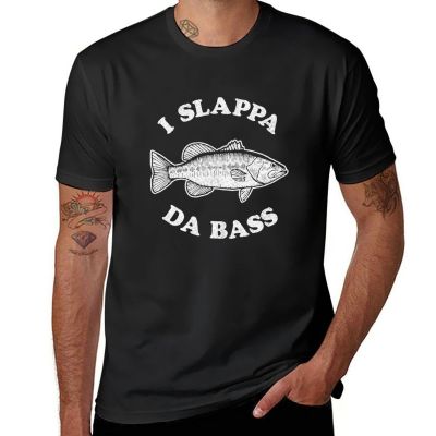 I Slappa Da Bass T-Shirt T-Shirt Tee Shirt T-Shirt For A Anime Plain Black T Shirts Men