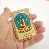 [hot]☽❈﹍  Best Selling Shui Tibet Amulets Card Protection Buddhist and Taoist Gold