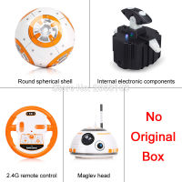 RC Upgrade Droid With Sound Music Version BB-8 Ball 2.4G Remote Control BB 8 Inligent Robot Action Figure Toys Children Model