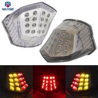 waase Motorcycle E-Mark LED Integrated Tail Brake Turn Signals Light For YAMAHA FZ6R Diversion XJ6 XJ-6 F FA N NA S SA 2009-2017