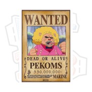 Poster truy nã Pekoms - One Piece