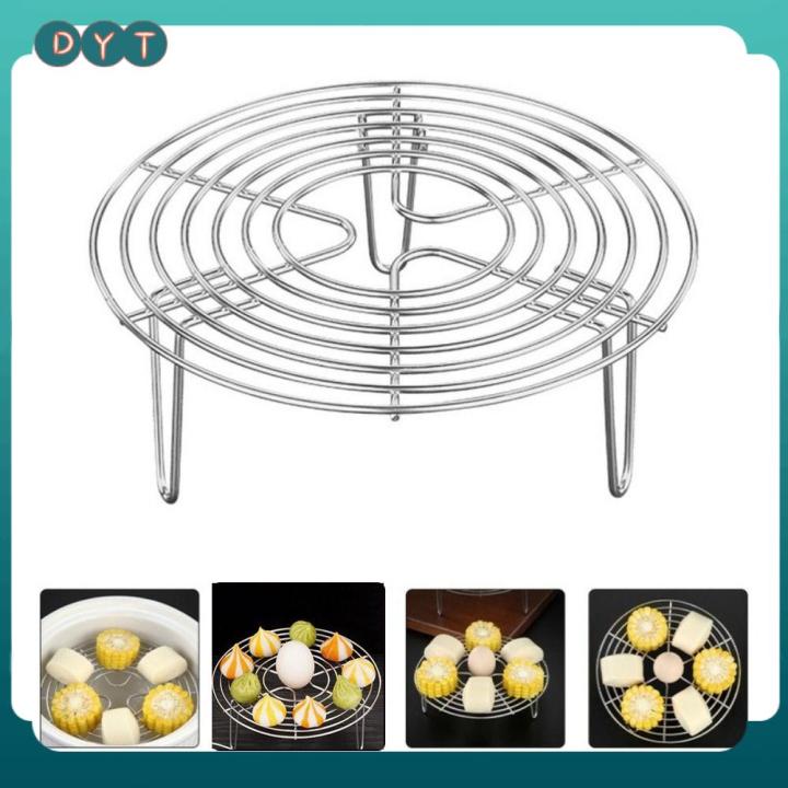 DYT Durable 304 Stainless Steel Tray Stand Multifunction Steamer Shelf ...