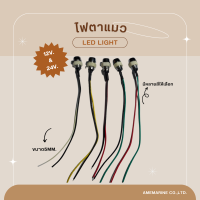 ไฟตาแมว 5 mm LED 12V. และ 24V. มีหลายสีให้เลือก ไฟ ไฟแอลอีดี  LED LIGHT  ตาแมวLed  ไฟแจ้งเตือน