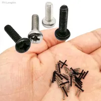 50pcs M1 M2 M3 M4 Small Micro Phillips Round Head Bolt Screw for Electronics Laptop Tablet Computer Phone Camera Toys Car Repair