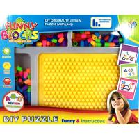 One Price Toys - Funny Blocks Jigsaw Puzzle- ชุดของเล่นตัวต่อ เพื่อการเรียนรู้ สร้างเสริมจินตนาการ และความคิดสร้างสรรค์ สำหรับเด็ก