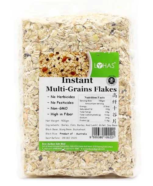 Lohas Organic Multigrain Flakes Gm Lazada