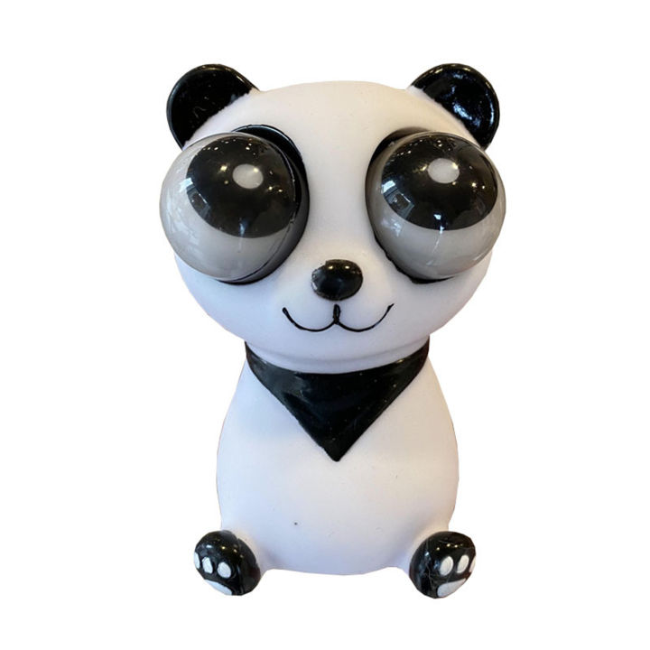 Microgood Panda Squishes ของเล่น Popping ตาหมุนได้ตลกนุ่มอุปกรณ์แสดงมายากล Relief ความเครียดสัตว์น่ารัก Fidget Squeeze ของเล่นเด็กของขวัญ
